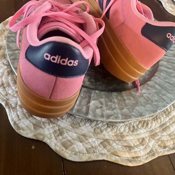 Adidas Women's Gazelle bubblegum Pink platform Sneakers - Picture 4 of 5